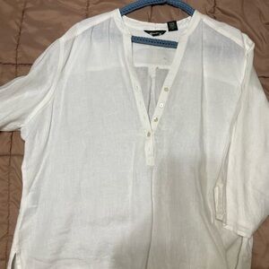 Eddie Bauer White Button Down Shirt